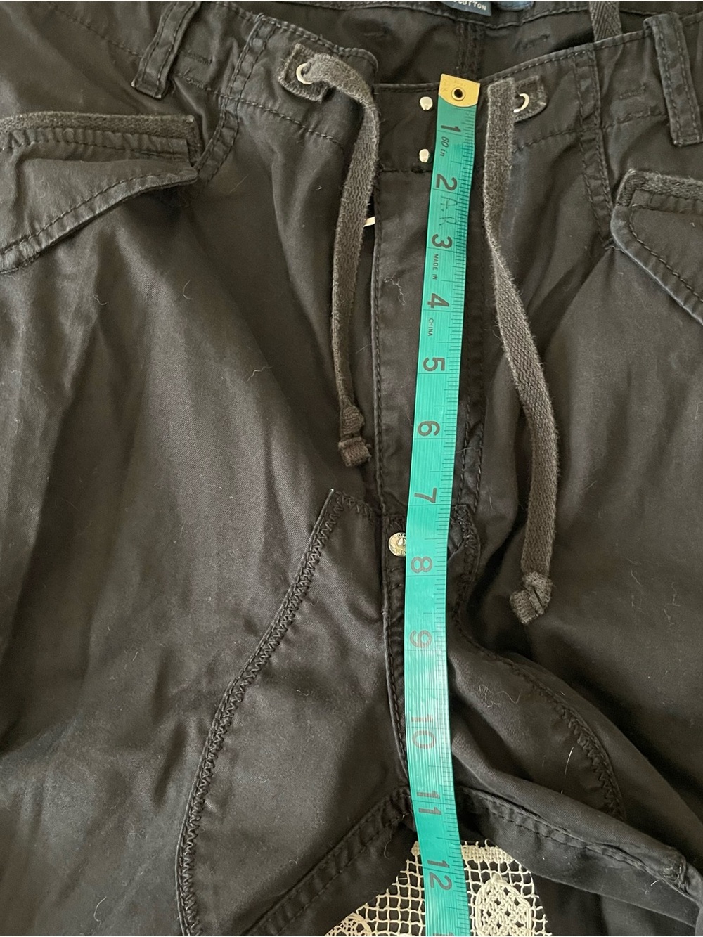 Vintage 90's Gorp Core Polo Ralph Lauren Black Utility Cargo Pants Size 32x30 - Picture 6 of 9
